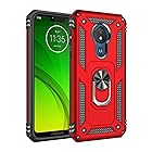 Jielangxin Keji Motorola Moto G7 ケース 360度回転リングホルダー キックスタンドケース Motorola Moto G7 T1962-1 T1962-4 T1962-5 T1962-6 / Moto G7 Pl