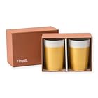 Floyd (フロイド) ビールグラス ビールカップ ビアグラス 陶器 ペア 2個セット ギフト 約150ml 麦酒 HOP S 日本製 FL06-00501