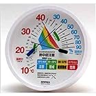 環境管理温・湿度計「熱中症注意」（防雨型）