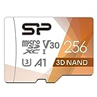 SP Silicon Power シリコンパワー microSD カード 256GB 【Nintendo Switch 動作確認済】4K対応 class10 UHS-1 U3 最大読込100MB/s 3D Nand SP256GBSTXDU3V2