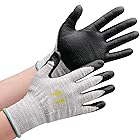 [ミドリ安全] 耐切創 手袋 作業用 タッチパネル対応 通気性 低発塵 カットガードCB130 M 1双入