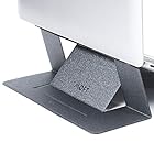 MOFT ノートパソコン スタンド 軽量 MacBook デスク 放熱穴付き 薄型 (最大15.6インチ, Gray)