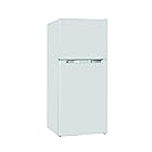 TOHOTAIYO 2ドア冷凍冷蔵庫 左右ドア開き付け替え可能 138L ホワイト TH-138L2WH