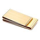 [XPデザイン] マネークリップ カードクリップ 3面 ダブルサイド ダブルクリップ カード入れ 財布 カードケース カードホルダー (ゴールド)