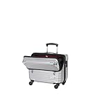 [トラベリスト] スーツケース ジッパー トップオープン ビジネスキャリー横型 機内持ち込み可 30L 40 cm 3.2kg シルバーヘアライン
