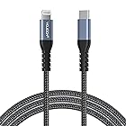 TYPE-C ＆ ライトニング ケーブル USB-C to lightning ケーブル【Apple MFi認証取得/超高耐久/1.8M】 PD 対応急速充電/480Mbps高速データ転送 iPhone 13mini / 13 / 13 Pro