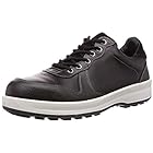 [シモン] 安全靴 短靴 JIS規格 耐滑 耐油 革製 安全スニーカー 8611LE 黒 26.5 cm 3E