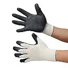 [エース] ゴム引き手袋 10双組 フリーサイズ ブラック AG863