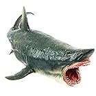 GOODS LUCK フィギュア メガロドン 恐怖 ホホジロザメ 置物 模型 水族館 海洋生物 海中生物 インテリア リアル サメ