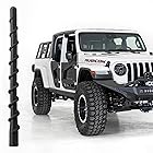 ショートアンテナ 2007-2024 Jeep Wrangler Gladiator JK JL JT JKU JLU Sahara Rubicon Sport 4xe Willys Mojave、7インチジープ交換用アンテナ ジープラングラーグ