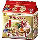 《ケース》　東洋水産 マルちゃん正麺 醤油味 5食パック (525g)×6個 インスタント袋麺
