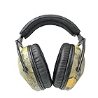防音イヤーマフ 子供と大人の最大の聴覚を保護するためのノイズキャンセリングヘッドフォンアジャスタブルヘッドバンド 折りたたみ耳弁 (Color : Green, Size : Free size)