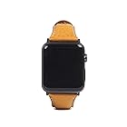 国内正規品 Apple Watch バンド Italian Minerva Box Leather 40mm(Series 4/5/6/SE) 対応) 38mm(Series1/2/3 対応)(SD18393AW-ｍ(タン))