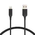 Amazonベーシック USB-A -ライトニングケーブル iPhone充電 Apple MFi認証 iPhone 13/13 Pro/12/SE(第2世代)/iPad 各種対応(ブラック 0.9m 2本セット)