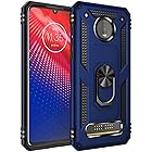 ミリタリーグレード ドロップ インパクト モトローラ Moto Z4 ケース Moto Z4 プレイケース 360メタル回転リング キックスタンドホルダー 磁気カーマウントアーマー 高耐久カバー Z4 Z4 Play Z4 Force 電話ケース