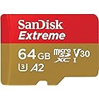 SanDisk 64GB Extreme microSDXC SDSQXA2-064G-GN6MN ［ 海外パッケージ ］