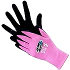 [エース] 作業手袋 ニトリル背抜き手袋 ピンク 女性用Sサイズ AG7510 エアーフレックス