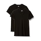 [グンゼ] インナーシャツ the STANDARD VネックTシャツ 2枚組 メンズ スミクロ_New 日本 LL (日本サイズ2L相当)