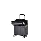 [アクタス] スーツケース ジッパー トップオープン トップス 機内持ち込み可 24L 45 cm 2.6kg ブラックカーボン