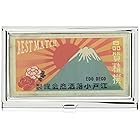 丸和貿易(Maruwa Trade) 名刺入れ EDO マッチラベル カードケース 9.3×5.8×1cm 富士山