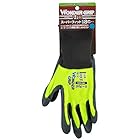 [ユニワールド]手袋 Wonder Grip WG1855 U-Feel作業用 編み手袋 ゴム手の平 ゴムびき（イエローXL）