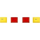 ARCHISS キーボードアクセサリー キーキャップセット 黄・赤 AS-CKPBS05N