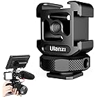 Ulanzi PT-12 ホットシューアダプター 3コールドシューマウント サポートマイク ビデオライト モニター a6300/a6400/a6500/a6600/a7iii/a7riii/a7m3 Canon Nikon用 写真撮影 映画製作用
