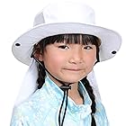 [FELLOW] フェロー ビーチハット 全33色 UVカット 子供 サーフハット サファリハット キッズ 帽子 フリーサイズ プール 紫外線対策 UPF50+ ホワイト S 54cm