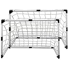 2個セット ミニ サッカーゴール サッカーボール ネット 子供 サッカー 練習 室内 屋外用 組み立て 簡易ゴール空気入れ ネット付き