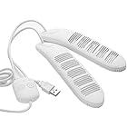 USB乾靴器 靴乾燥機インテリジェントタイミング 小型軽量の携帯用ドライシューズ 消臭 暖かい足2020新しい白色