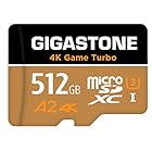 【Nintendo Switch 動作確認済】Gigastone マイクロsdカード 512GB, 4K Game Turbo, Switch 転送速度100/60 MB/s, Full HD & 4K UHD撮影, UHS-I A2 V30 U