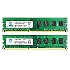 DDR3 1333MHz PC3-10600 240 Pin DIMM 8GB Kit (2x4GB) 電圧 1.5V 2RX8 CL9 デスクトップPC用メモリ