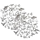 [DYNWAVE] チベット 鳥のチャーム ペンダント ルースビーズ DIY ネックレス ブレスレット 約100個入り