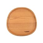 K-UNING木製トレーカフェ 木の皿プレート 割れにくい おしゃれ天然木 ナチュラル (木製トレーB)