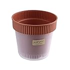 植木鉢 ペアポット 丸鉢 直径１３．３×高さ１２ｃｍ ブラウン