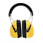 折りたたみ式聴覚保護イヤーマフ 子どもと大人コンフォート耳の擁護者ヒアリングのためのプロテクターアジャスタブルヘッドバンドのイヤーマフ 聴覚保護用 (Color : Yellow, Size : Free size)