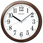 セイコークロック(Seiko Clock) セイコー クロック 掛け時計 電波 アナログ コンパクトサイズ 茶メタリック 直径28.0x4.6cm BC416B