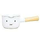 富士ホーロー(Fuji Horo) ミルクパン 片手鍋 IH対応 12cm ミッフィー フェイス