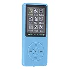 ASHA イヤホン付きポータブルMP3プレーヤー、音楽、ビデオ、録音、電子書籍と互換性のある1.8インチカラースクリーンウォークマンミニMP4(青い)
