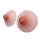 BIMEIペアのシリコーンニップル、本物のシリコーンニップル、人工乳首 (ベージュ 3HS, L)