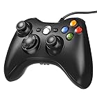 Xbox 360 有線コントローラー USBゲームパッド Microsoft Xbox 360 /スリム/PC用 ブラック