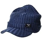[フォーキャスト] 防寒用帽子 つば付きニット帽 (オスロ帽) インディゴ フリー