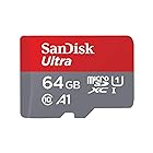 SanDisk (サンディスク) 64GB Ultra microSDHC UHS-I メモリーカード アダプター付き - 120MB/s C10 U1 フルHD A1 Micro SD カード - SDSQUA4-064G-GN6MA