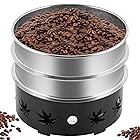 JIAWANSHUN コーヒークーラー コーヒー豆クーラー コーヒー焙煎冷却機 コーヒー焙煎冷却 Coffee Beans Cooler 二重のザルに付き 500ｇ 業務用 家庭用110V 黒い