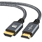 HDMI ケーブル 1M, Twozoh HDMI 2.0 4K/60Hz 2160p 1080p 3D HDCP 2.2 ARC 規格, 編組ナイロン, Nintendo Switch、PS5、PS3、PS4、PC、プロジェクター、HDTV,