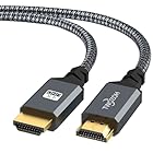 HDMI ケーブル 3M, Twozoh HDMI 2.0 4K/60Hz 2160p 1080p 3D HDCP 2.2 ARC 規格, 編組ナイロン, Nintendo Switch、PS5、PS3、PS4、PC、プロジェクター、HDTV,