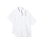 [セシール] シャツ 透けにくい半袖スクールブラウス(2枚組) ガールズ ホワイト 120