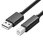 USB プリンターケーブル (0.5m)USB2.0 Type B ケーブル Canon/Epson/Brother/HPなどのプリン,スキャナー,ピアノ,DAC に対応 そのほかUSB(Bタイプ)機器