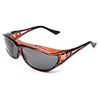 [TINHAO] オーバーサングラス 大きいレンズ 偏光サングラス メンズサングラス メガネの上からかける UV400 紫外線カット 運転用 スポーツ 釣り ゴルフ ランニング 野球