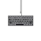 Satechi スリム W1 USB-C 有線 バックライトキーボード US配列 (MacBook Pro, iMac, Mac Mini, iPad Pro など対応) (1ゾーン)